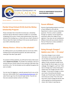 FLVS - Florida Department Of Education