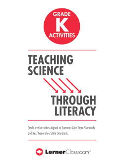 through literacy teaching science