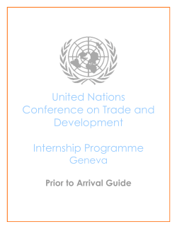 United Nations Conference on Trade and Development Internship