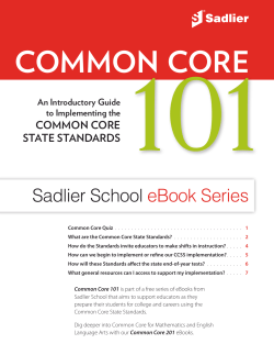 common core - Xenia Community Schools