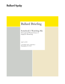 Ballard Briefing - Ballard Spahr LLP