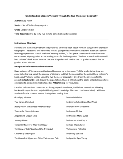 Understanding Modern Vietnam Through the Five Themes of