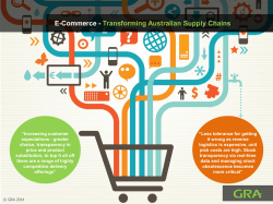 E-Commerce - Transforming Australian Supply Chains