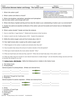 Interactions Between Matter and Energy