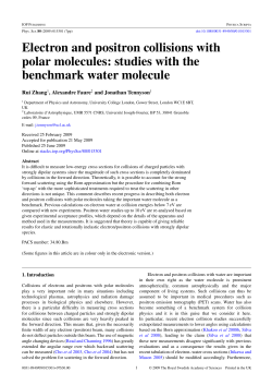 Electron and positron collisions with polar molecules: studies