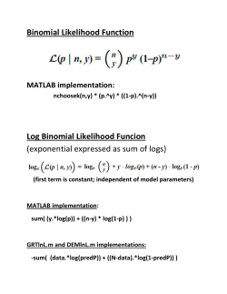 Binomial Likelihood