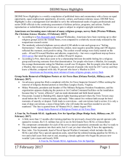 News Links for 17 February 2017