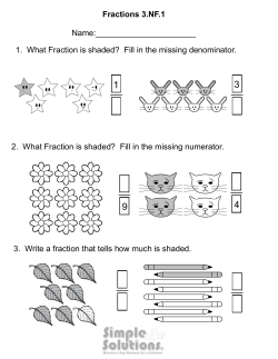 1. What Fraction is shaded?