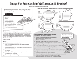 Watermelon Reading