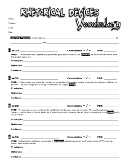 Connotation - San Juan Unified School District