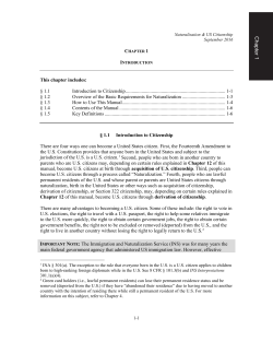 Chapter 1 - Immigrant Legal Resource Center
