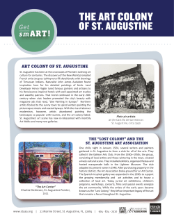 ART COLONY OF ST. AUGUSTINE - St. Augustine Art Association