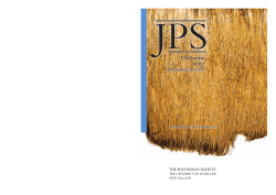 The Journal of the Polynesian Society