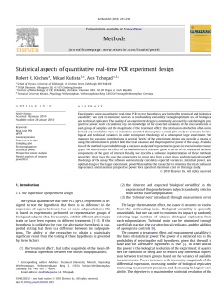 Statistical aspects of quantitative real