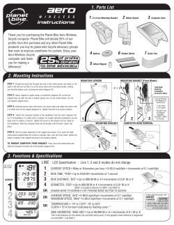 1. Parts List