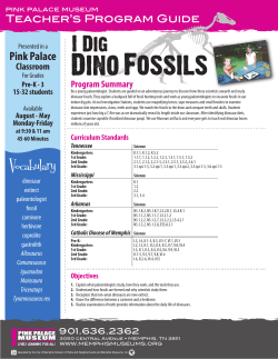 1 I Dig Dino Fossils Front - Pink Palace Family Of Museums