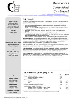 Broadacres - Toronto District School Board