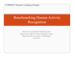 Benchmarking Human Activity Recognition