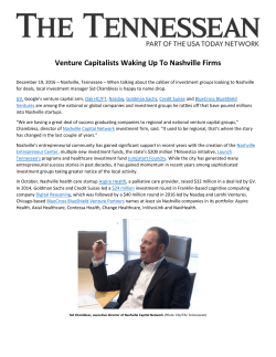 Dec 19 2016 Venture Capitalists Waking Up To Nashville Firms