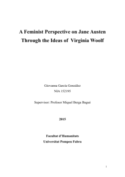 A Feminist Perspective on Jane Austen Through - e