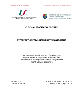 intrapartum fetal surveillance