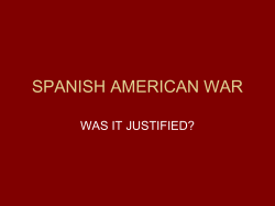 spanish american war - Hicksville Public Schools