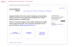 Soapbox Mobile is the only mobile marketing and
