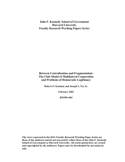 The Club Model of Multilateral Cooperation: At Risk