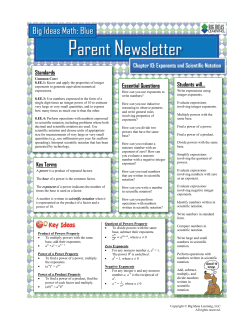 Blue – Newsletter – Ch 10