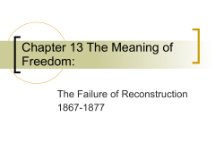 Chapter 13 The Meaning of Freedom