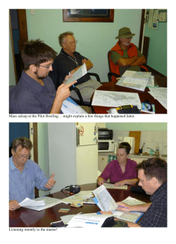 Marc asleep at the Pilot Briefing&hellip; might explain a few things that