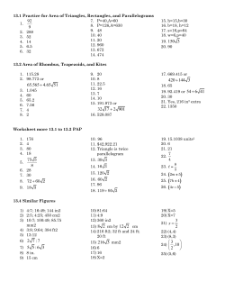 Answers to 13.1-13.3 All Worksheets 2016