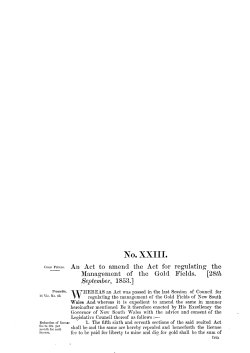 No. XXIII. - NSW Legislation