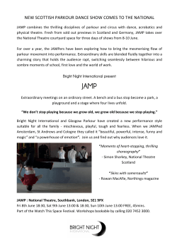 new scottish parkour dance show comes to the