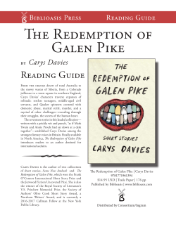 The Redemption of Galen Pike