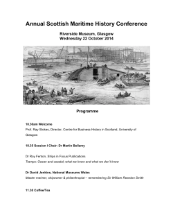 Maritime Conference 2014 Programme and