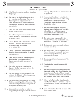 ACT HW Reading 2 Set 2 SOLUTIONS.indd