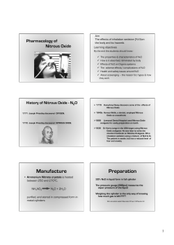 Manufacture Preparation
