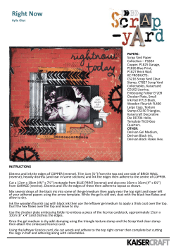 Right Now - Kaisercraft