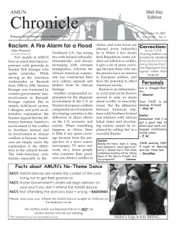 AMUN Chronicle 19 Nov 2007, number 2
