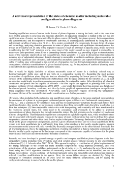 A universal representation of the states of chemical matter including