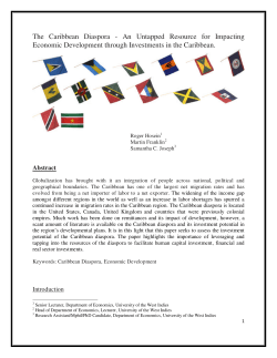 The Caribbean Diaspora - An Untapped