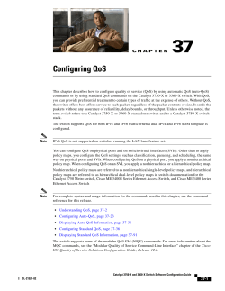 37 Configuring QoS