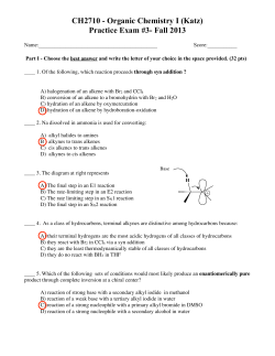Practice Exam #3 with Answers