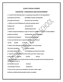 class x social science lesson n0