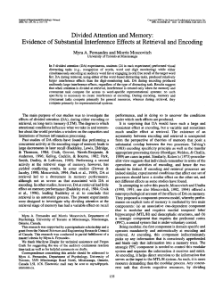 Divided Attention and Memory: Evidence of Substantial Interference