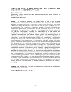 COMPARATIVE STUDY BETWEEN TRADITIONAL AND