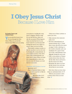 I Obey Jesus Christ