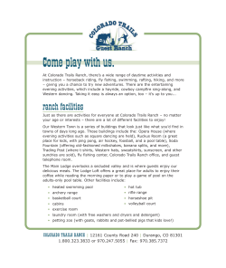 Come play with us. - Colorado Trails Ranch