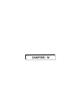 chapter - iv